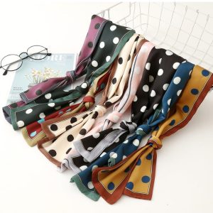 « Foulard Long Rayé Femmes Motifs Pois »
