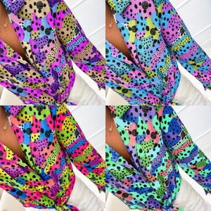 Chemise Style Rue Femme Motifs Pois